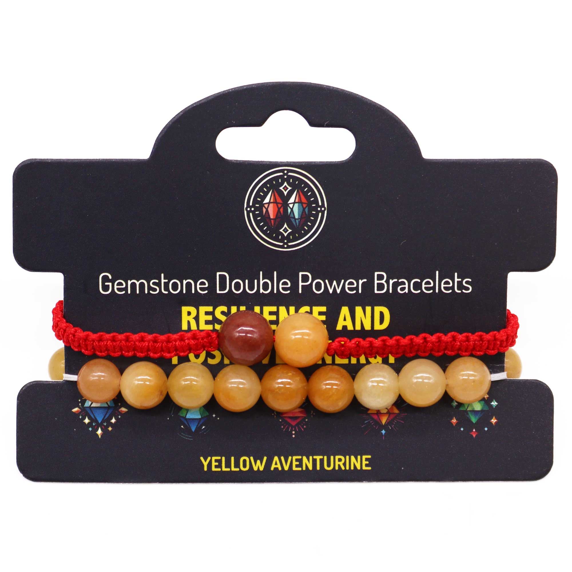 View Gemstone Double Power Bracelets Yellow Aventurine information