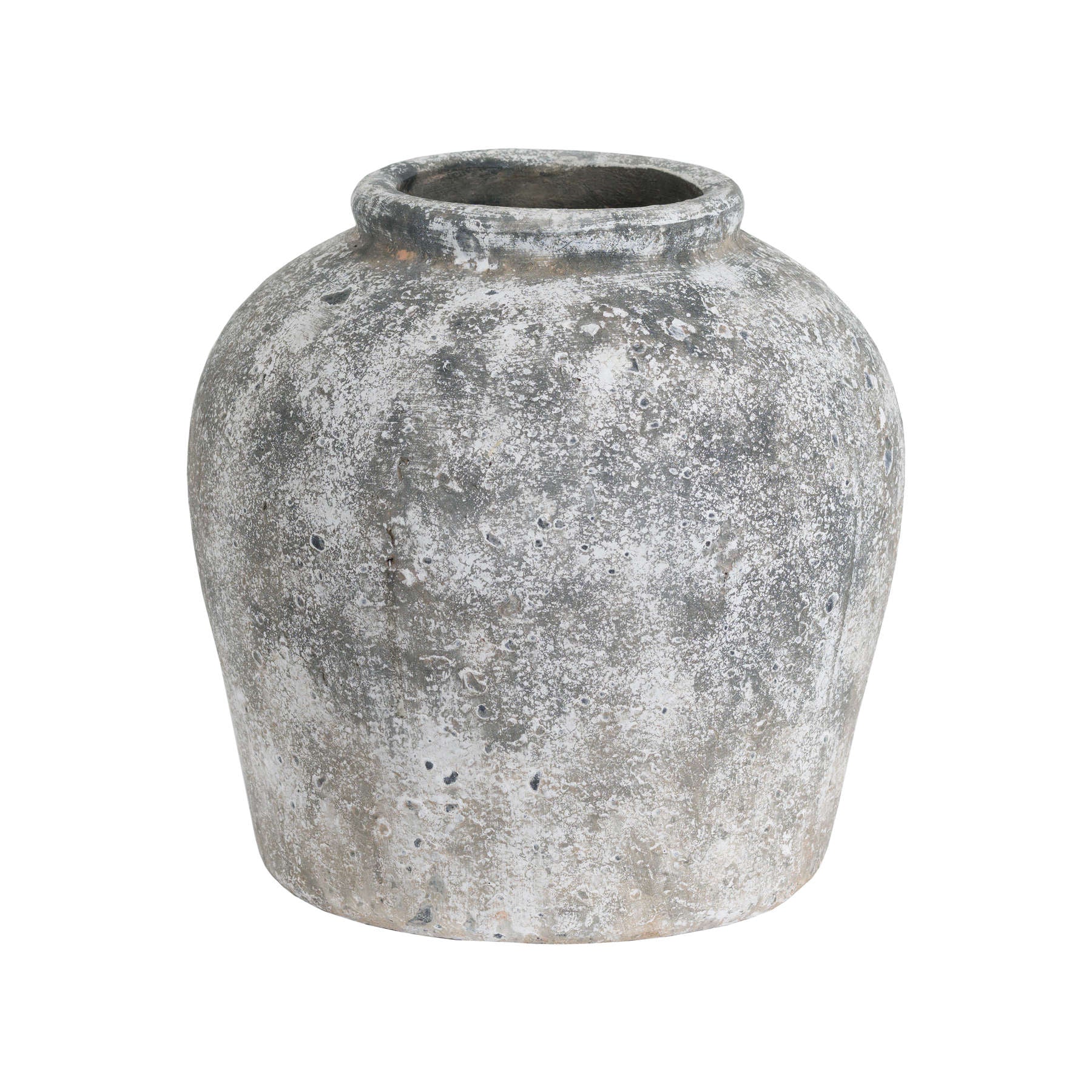 View Aged Stone Ceramic Vase information