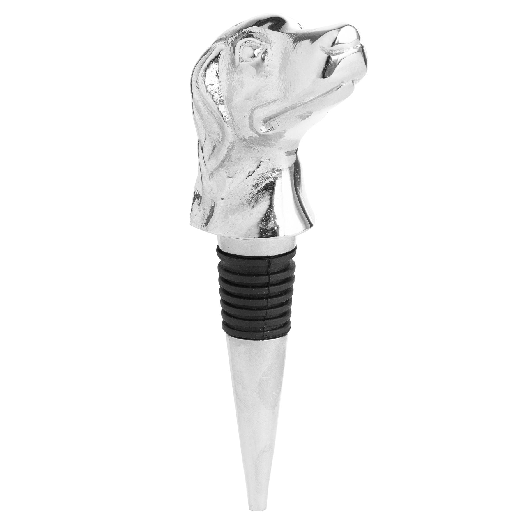 View Silver Nickel Dog Bottle Stopper information