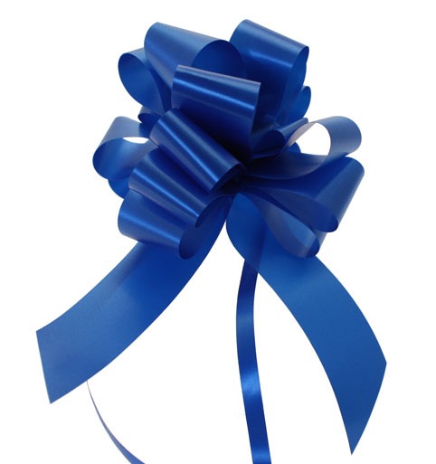 View Royal Blue Pull Bow 31mm information