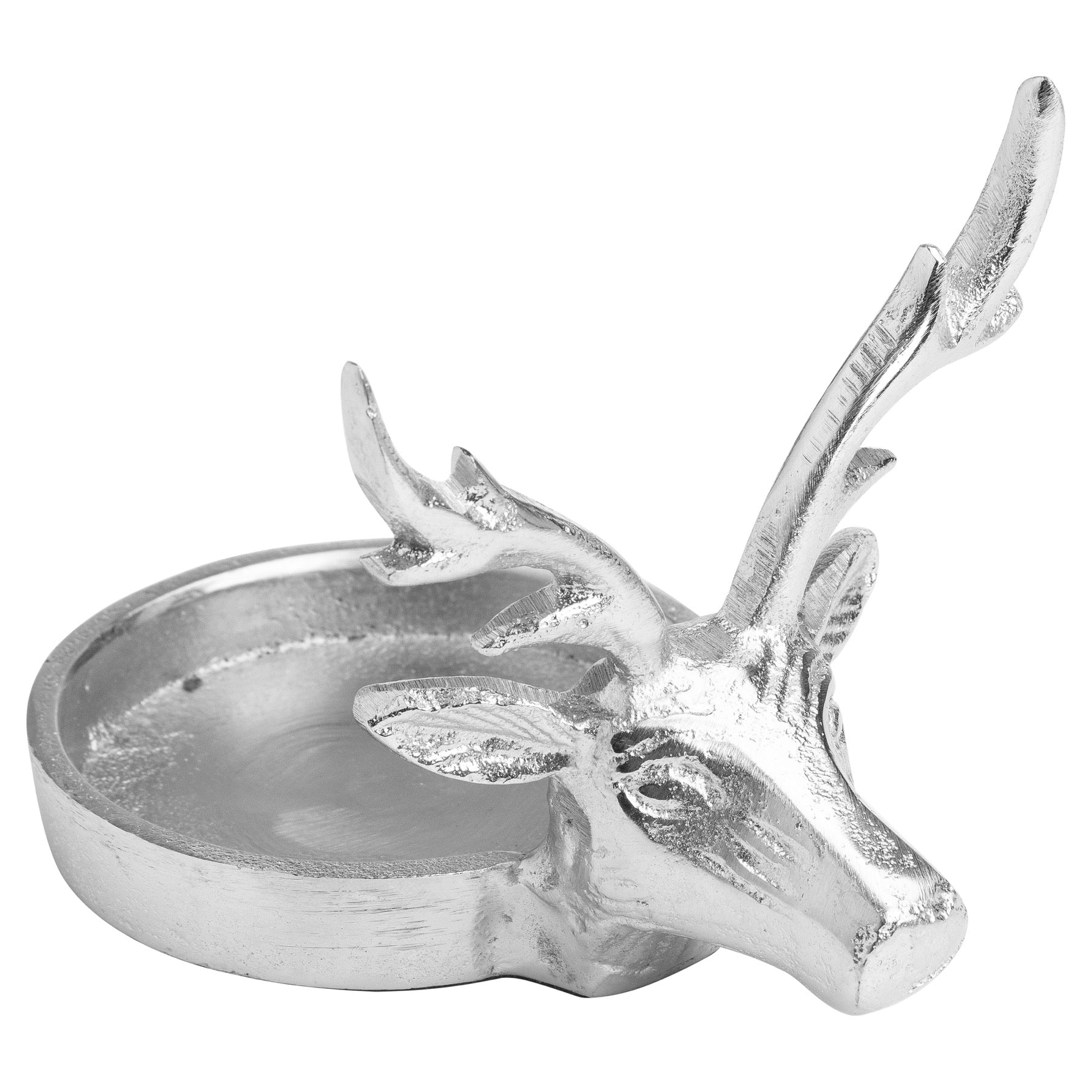 View Farrah Collection Silver Stag Candle Holder information