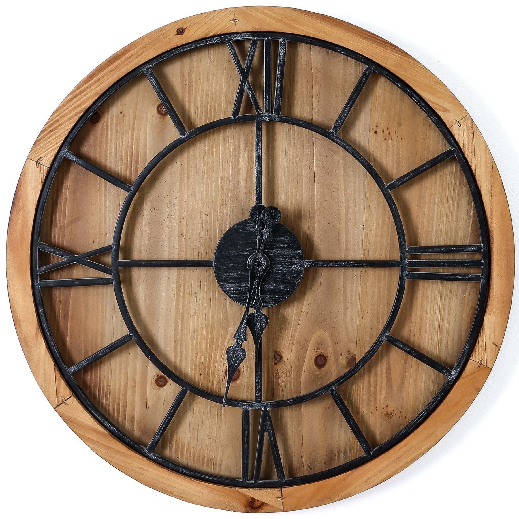 View Williston Large Wooden Wall Clock information