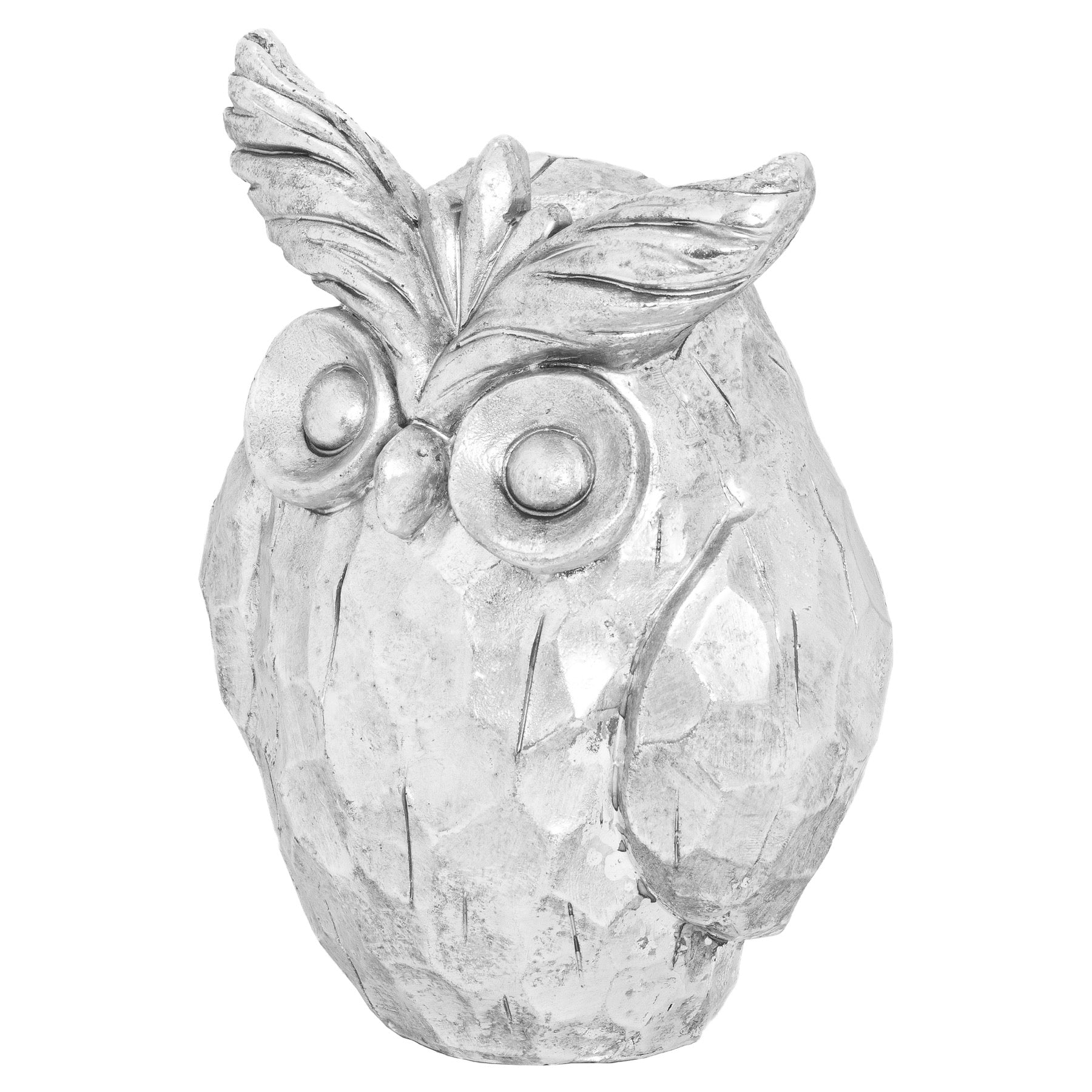 View Otis The Large Silver Ceramic Owl information