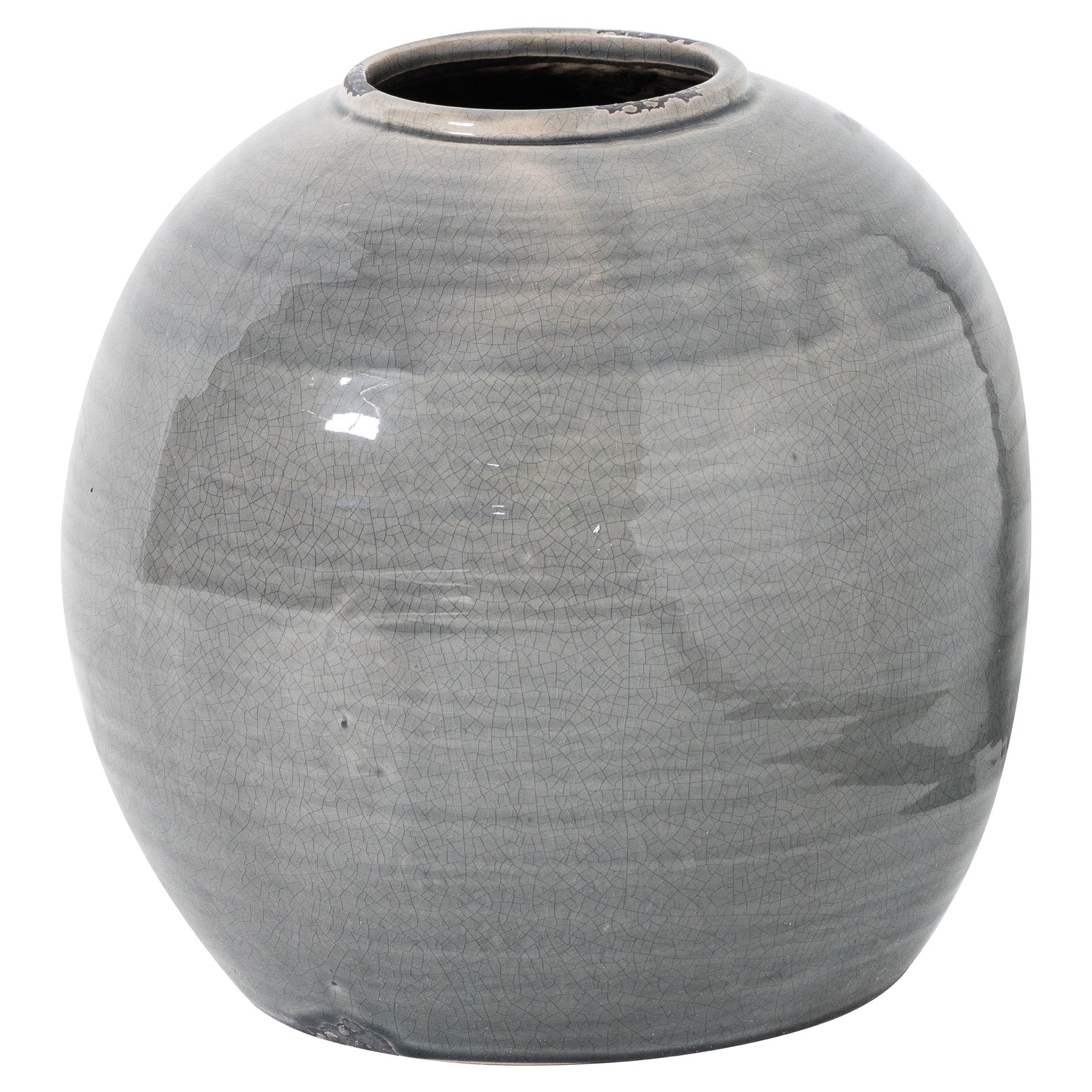 View Garda Grey Glazed Tiber Vase information