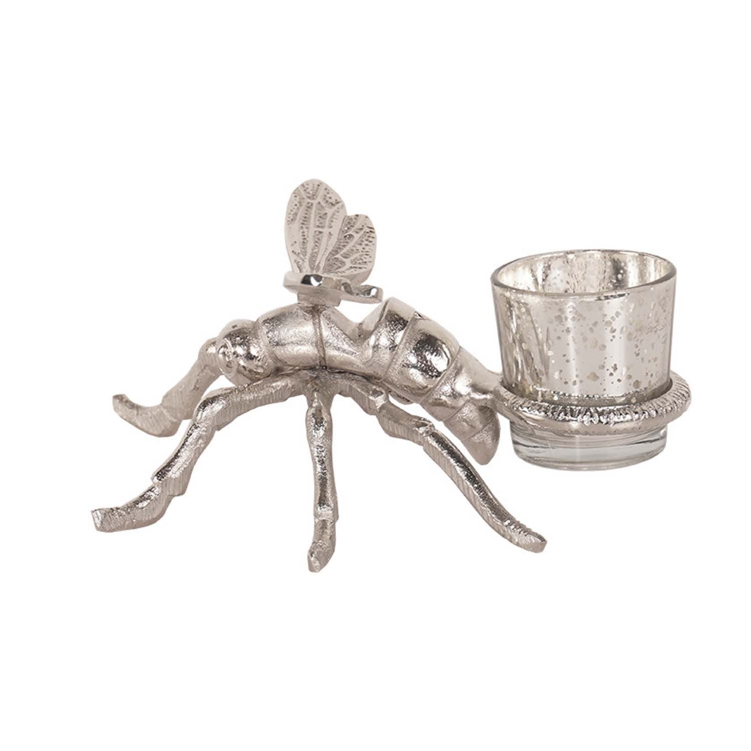 View Silver Dragonfly Tealight Holder information