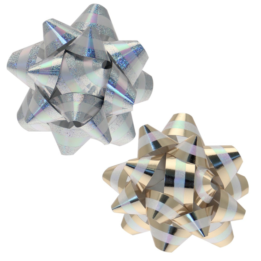 View Silver Gold Sparkle Mix Bows information