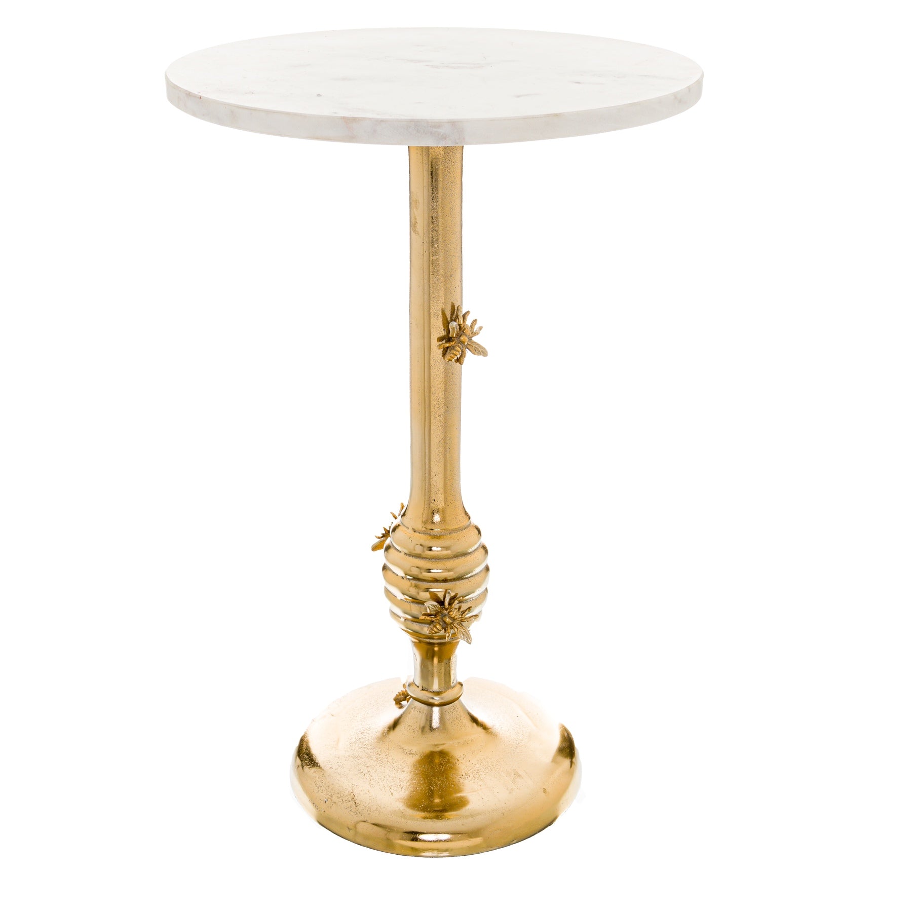 View Honey Bee Side Table With Marble Top information