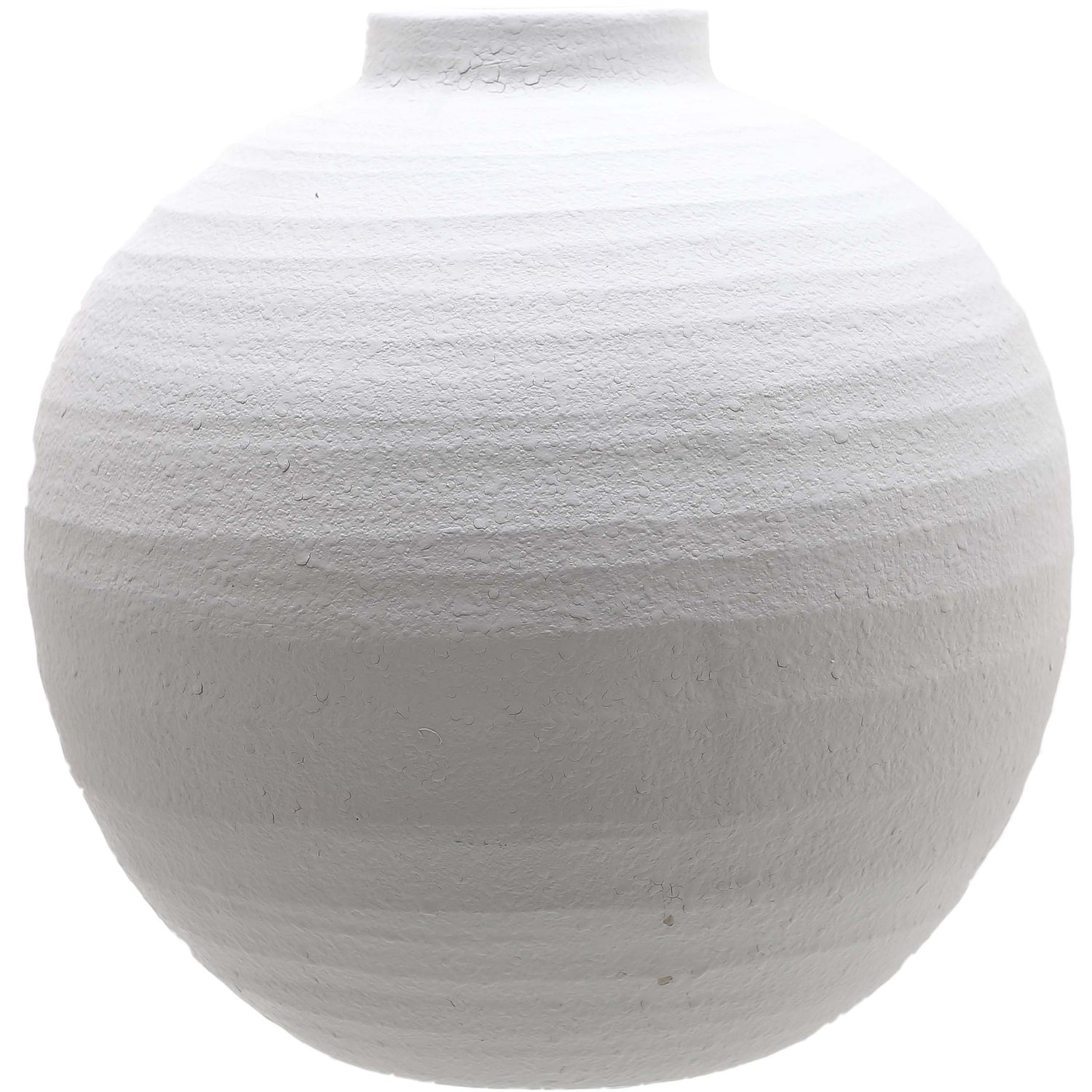 View Tiber Large Matt White Ceramic Vase information