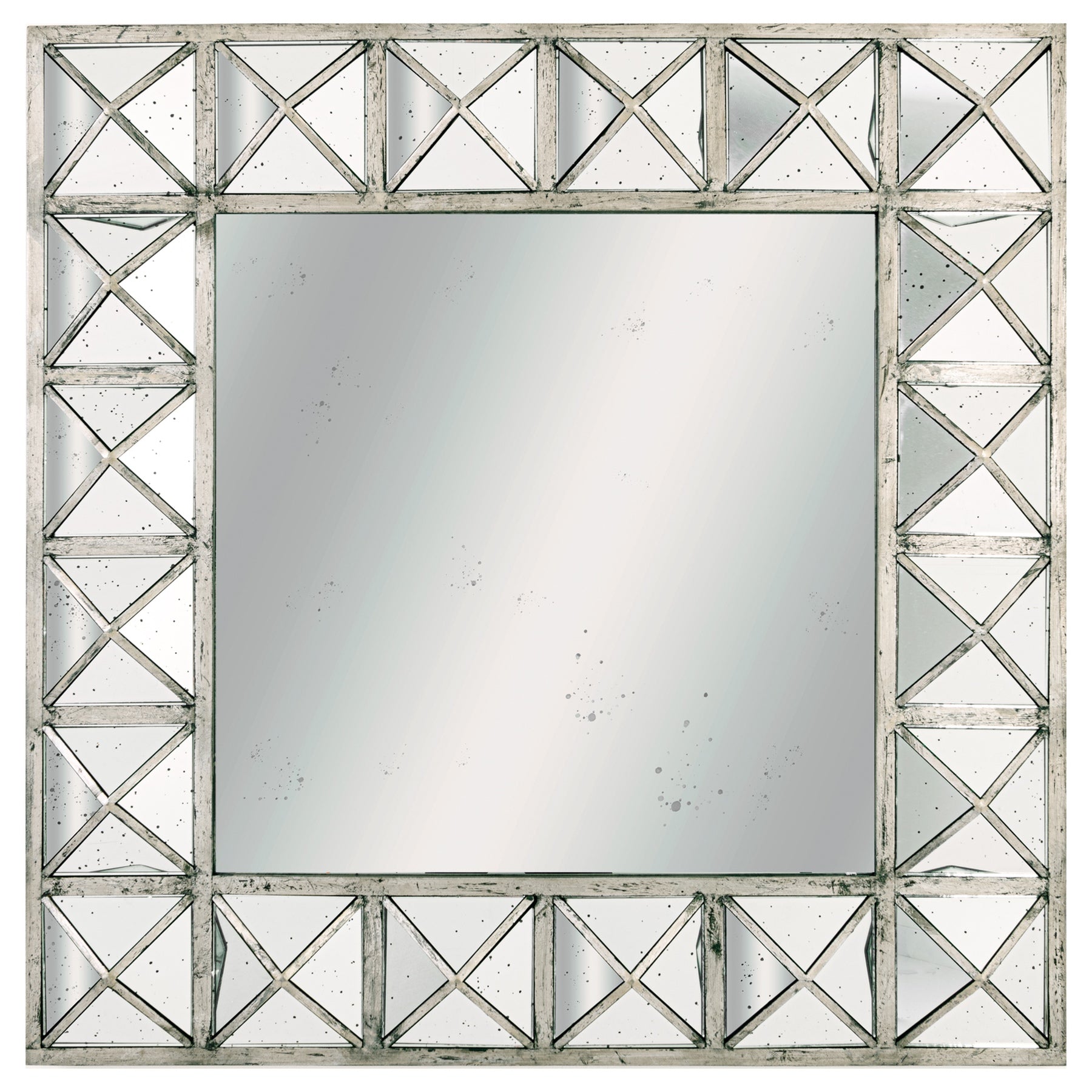 View Augustus Detailed Triangulated Wall Mirror information