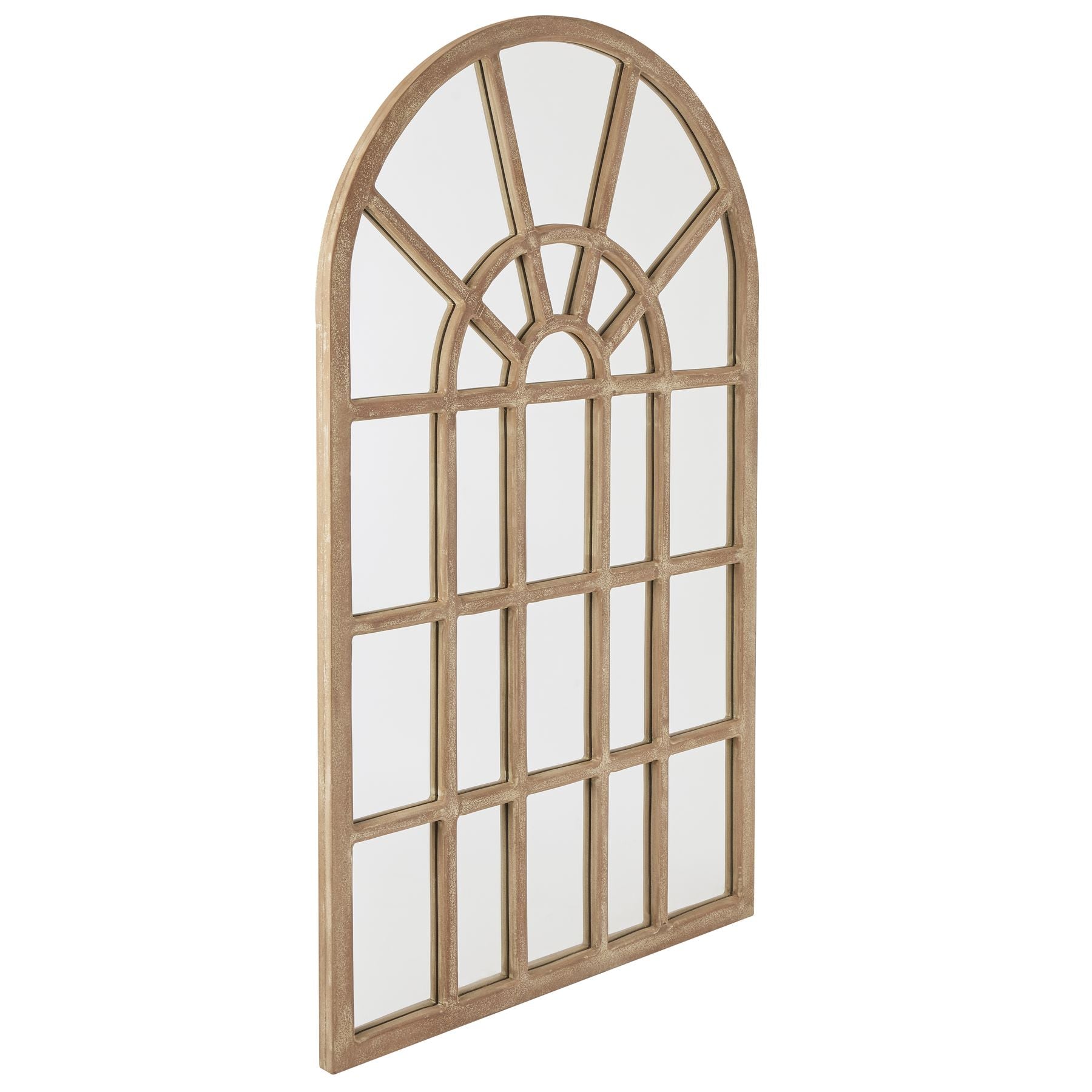 View Copgrove Collection Arched Paned Wall Mirror information