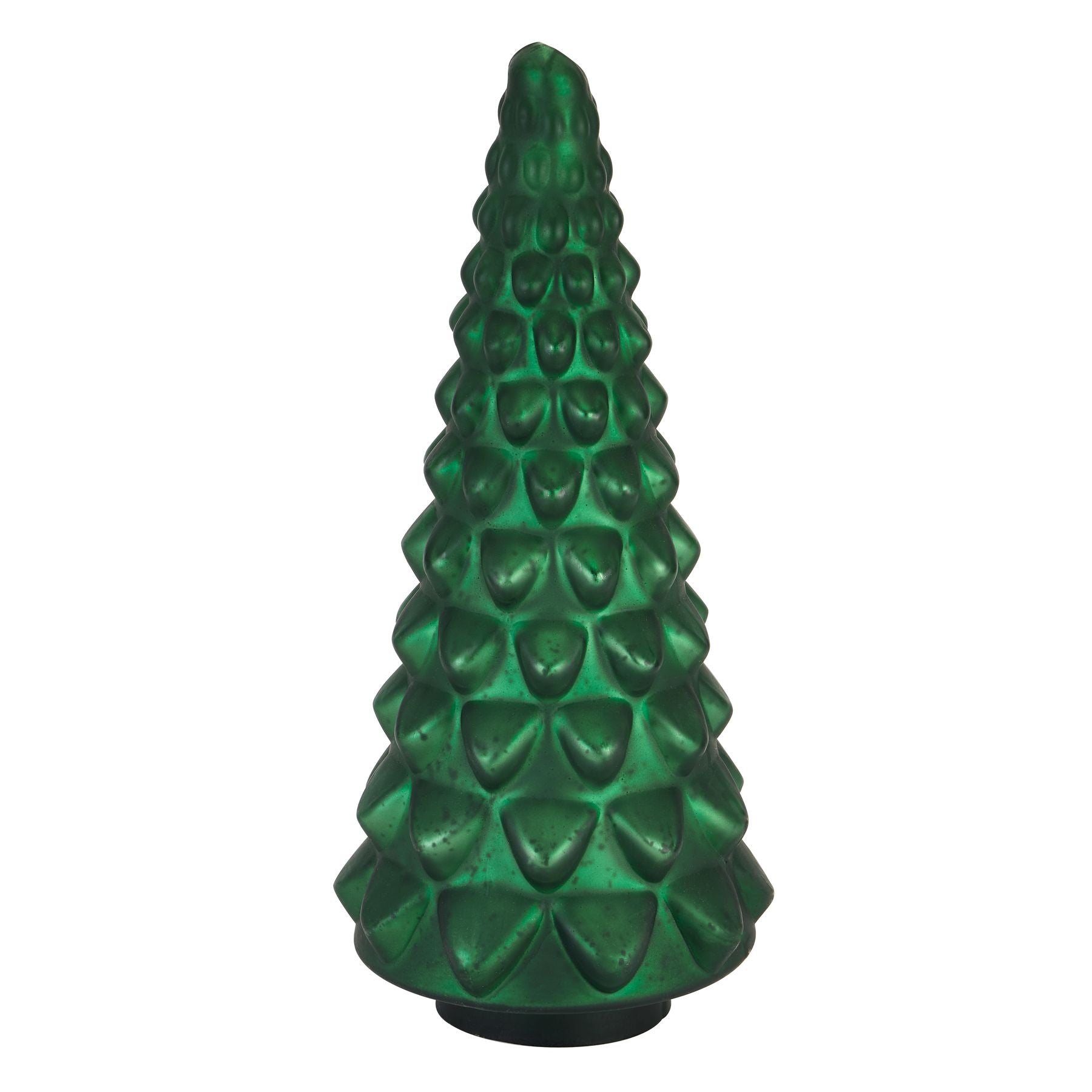 View Noel Collection Forest Green Glass Decorative Tree information
