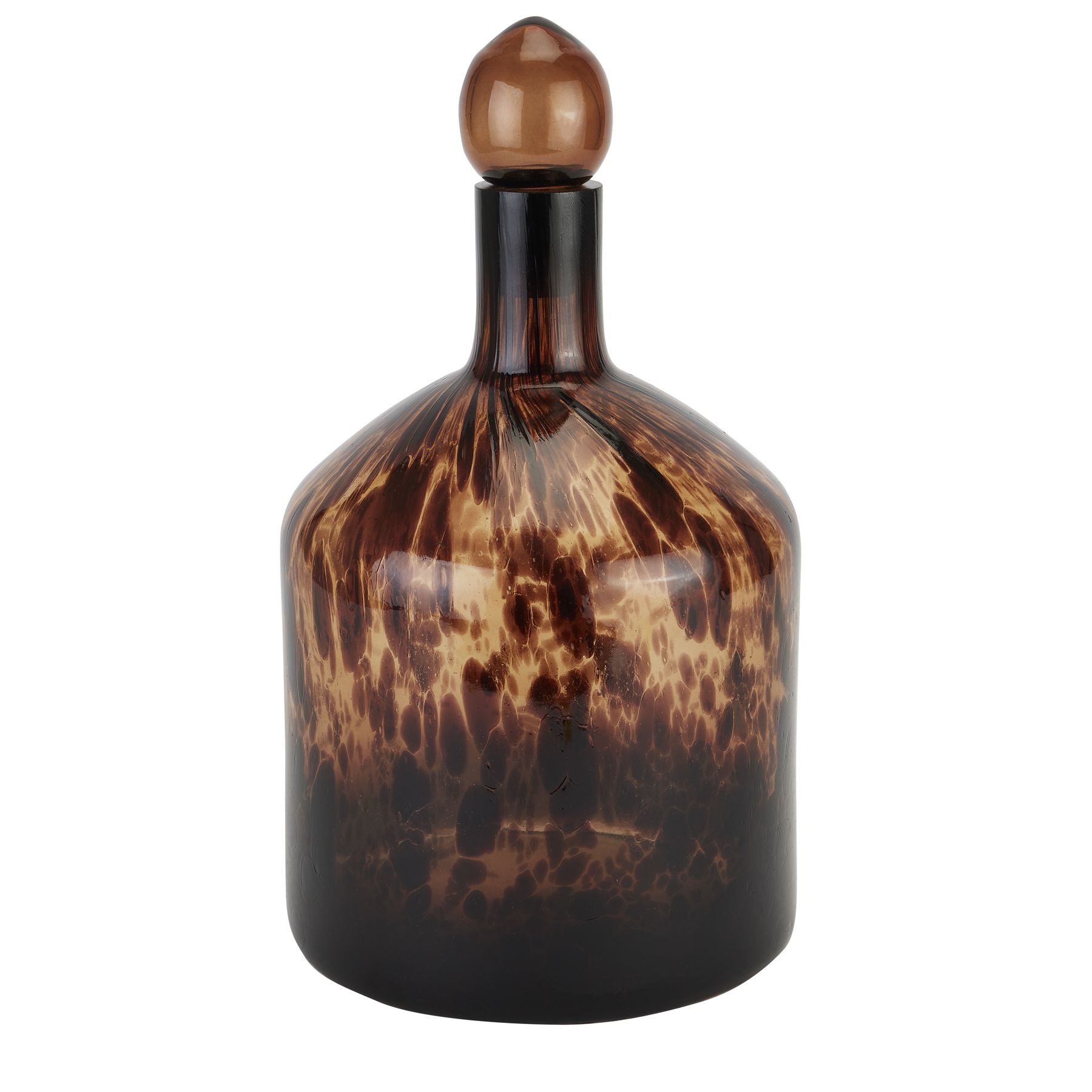 View Amber Dapple Bottle With Stopper information
