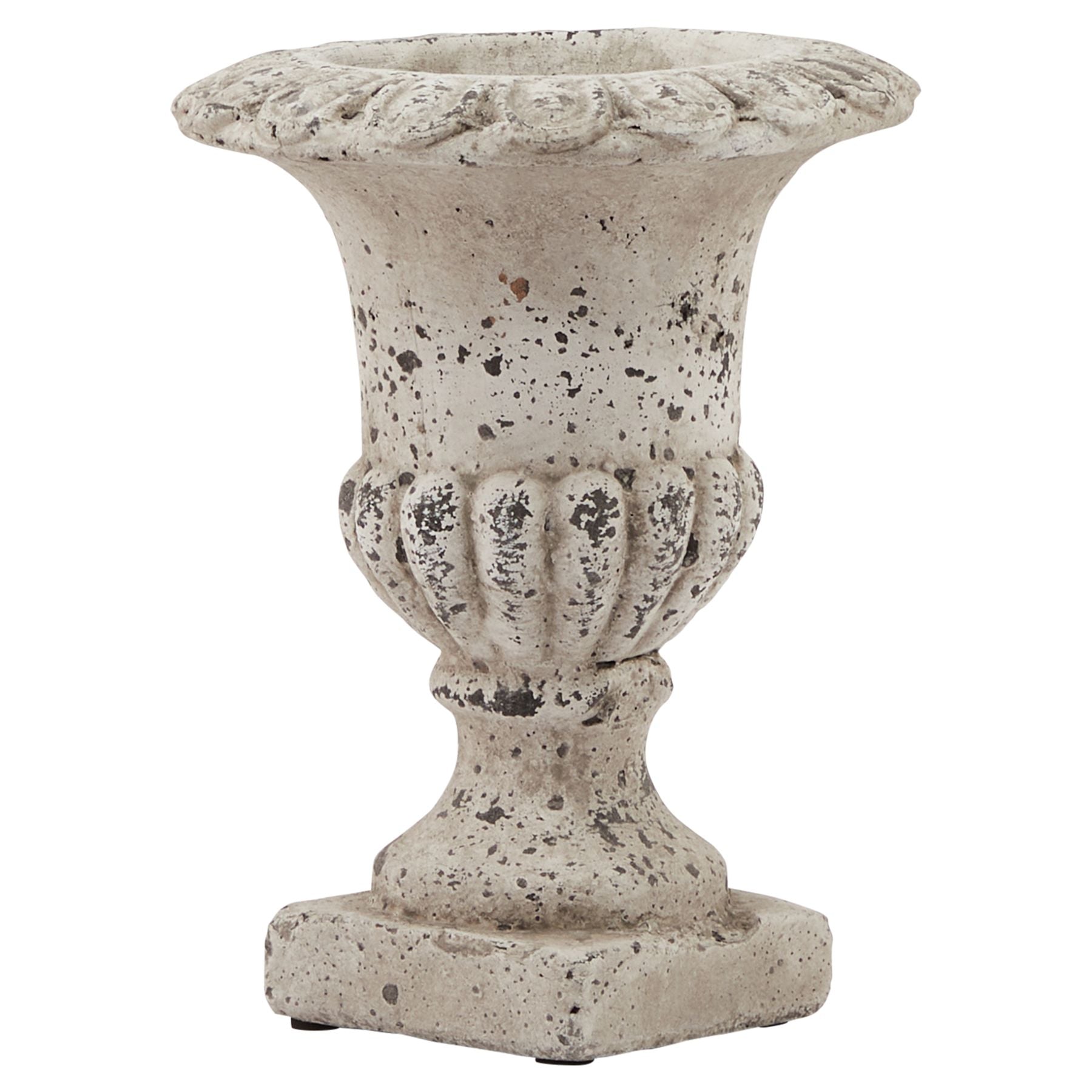 View Large Fluted Stone Ceramic Urn information