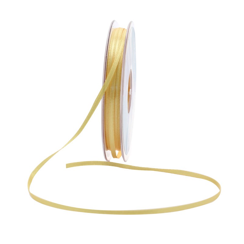 View 3mm Golden Yellow Satin Ribbon information