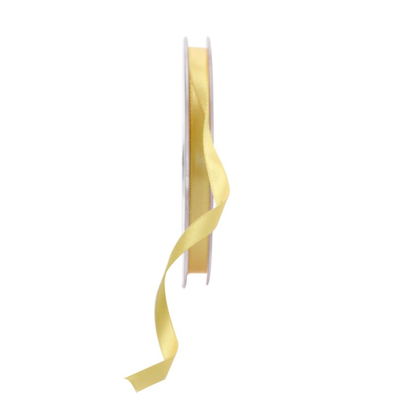 View 6mm Golden Yellow Satin Ribbon information