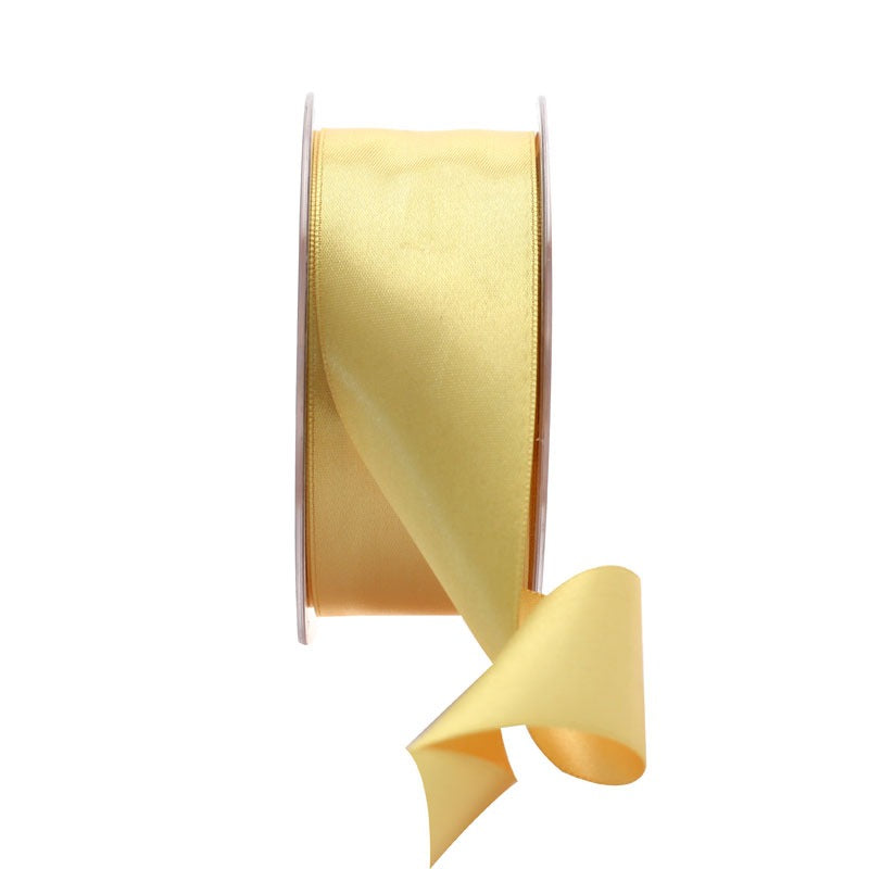 View 38mm Golden Yellow Satin Ribbon information