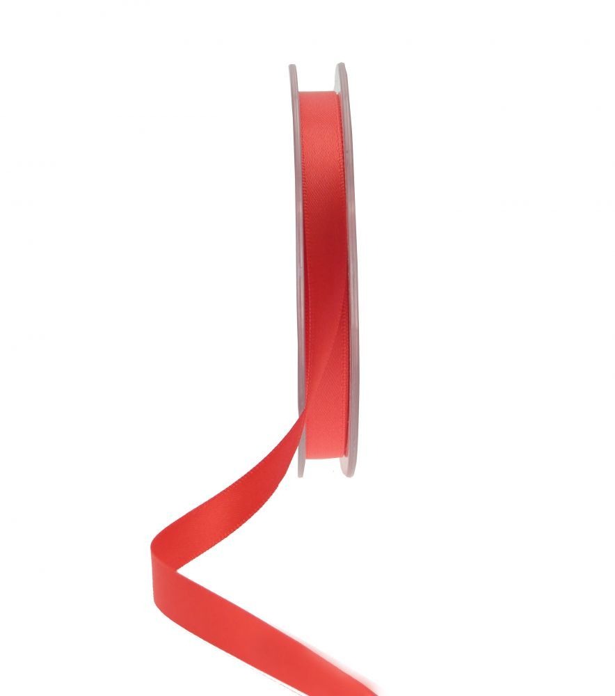 View Bright Red Satin Ribbon 10mm information