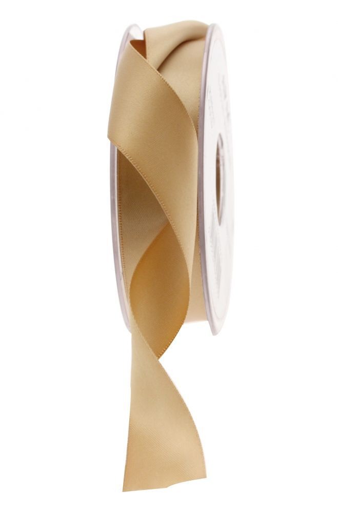 View Gold Satin Ribbon 25mm information