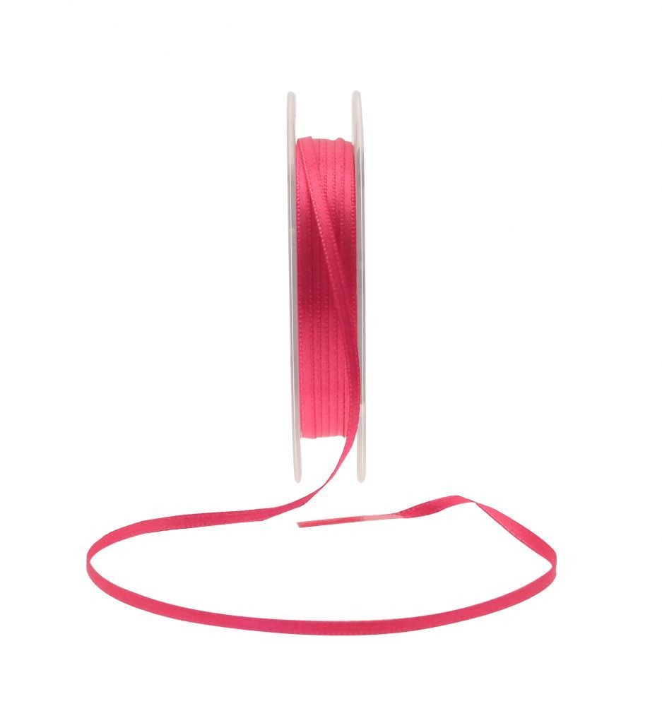 View 3mm Cerise Satin Ribbon information