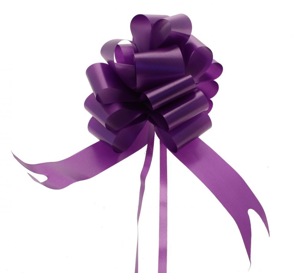 View Purple Single Pull Bow 50mm information