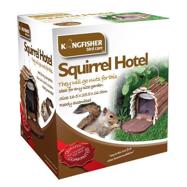 View Kingfisher Wooden Squirrel Feeder information