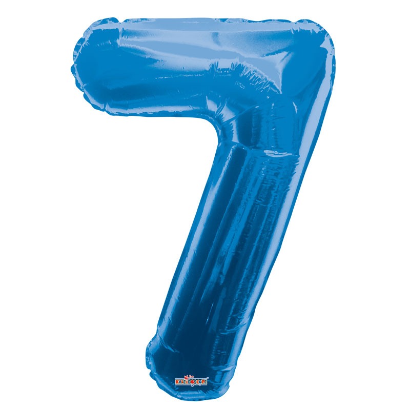 View Royal Blue Foil Balloon Age 7 information