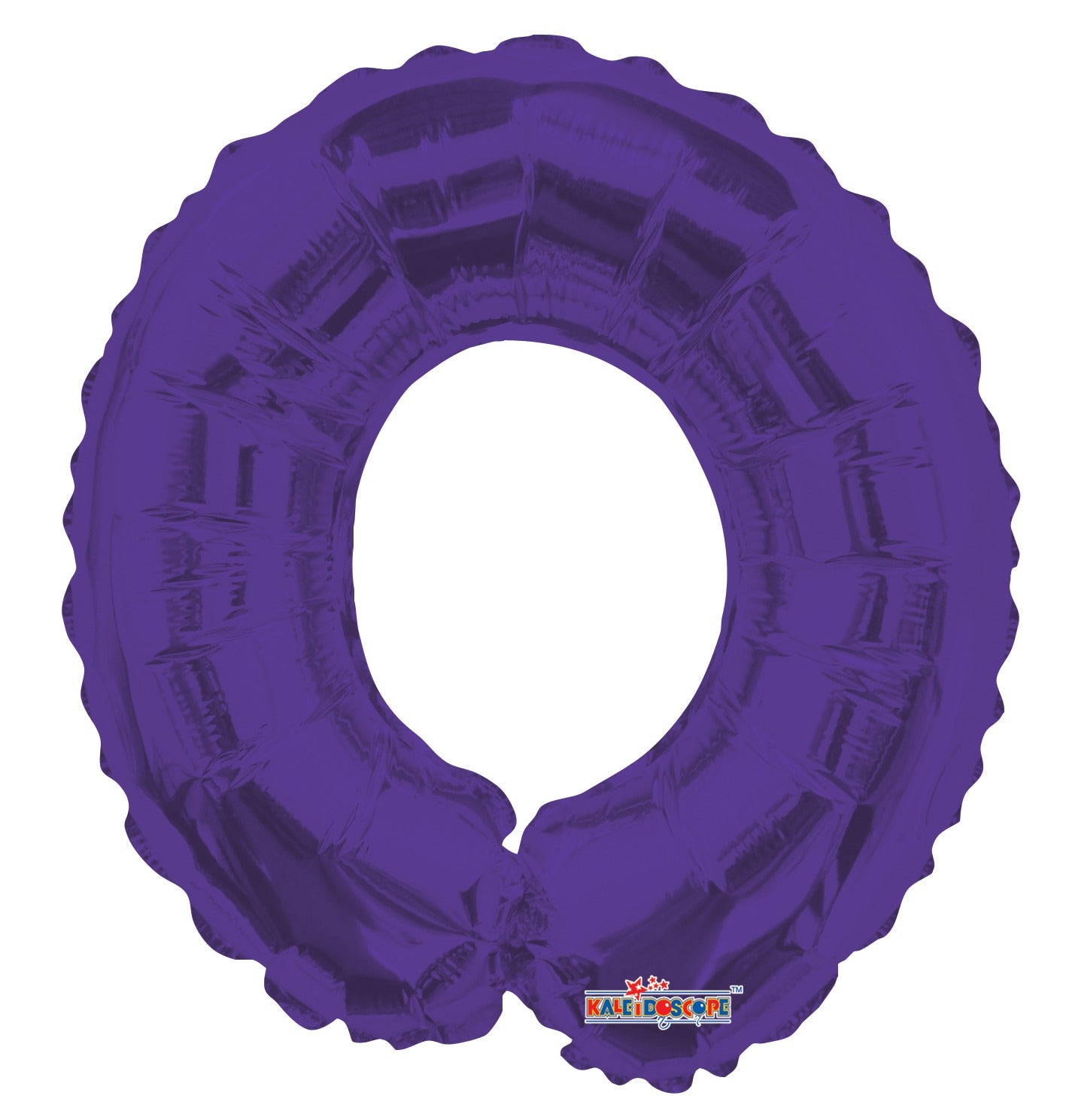 View Purple Number 0 Balloon 14 inch information