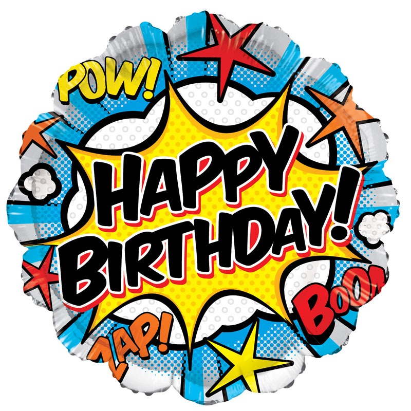 View Happy Birthday Comic Balloon information