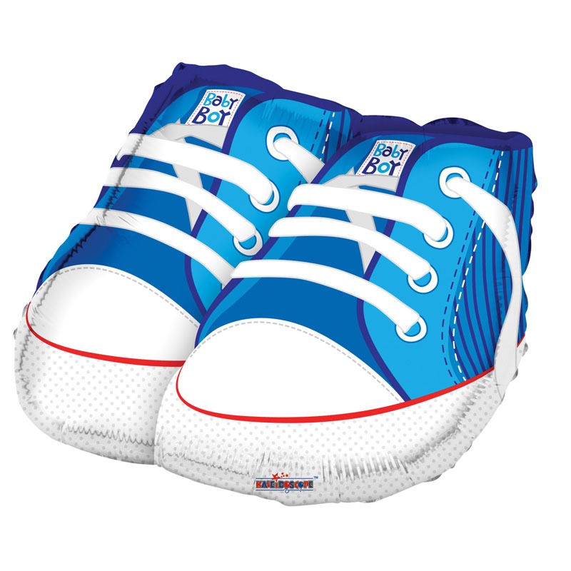 View Baby Blue Shoes Balloon information