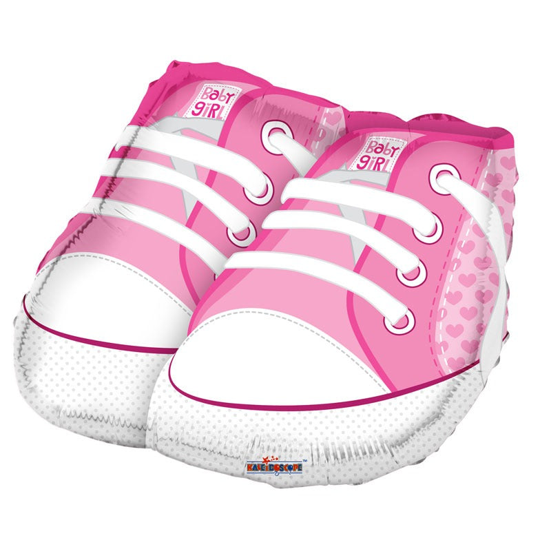 View Baby Shoes Pink Foil Balloon information