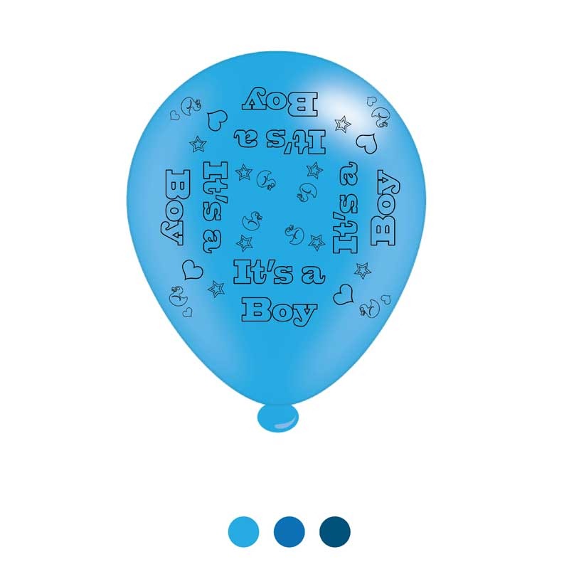 View Its a Boy Latex Balloons x8 information