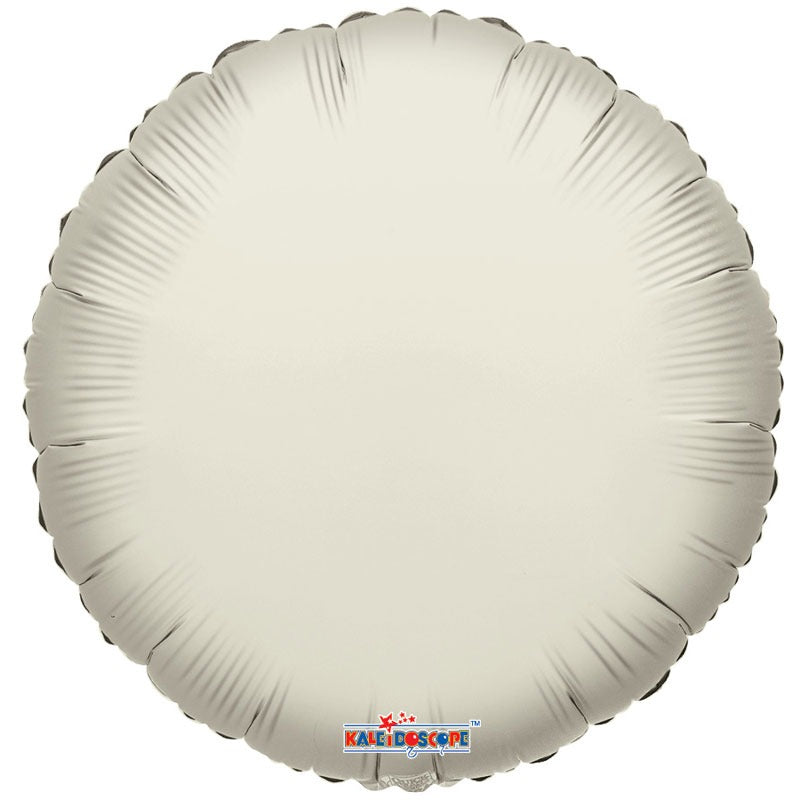 View Ivory Round Foil Balloon information