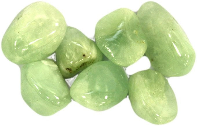 View L Tumble Stones Prehnite information