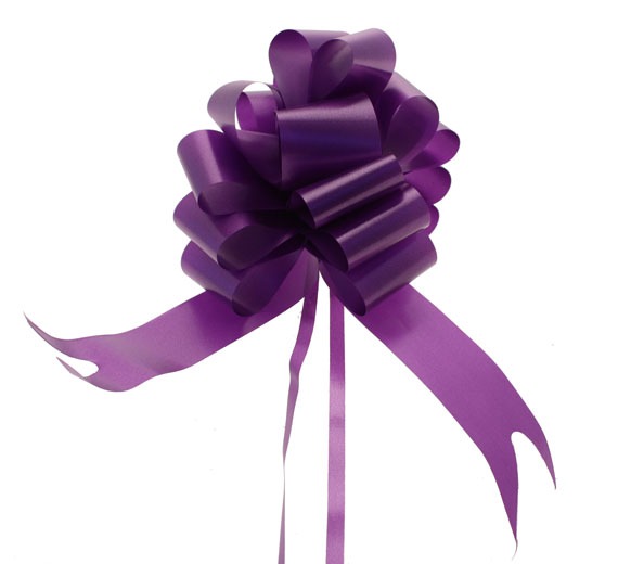 View Purple Pull Bow 50mm information