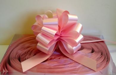 View Baby Pink Pull Bow 50mm information