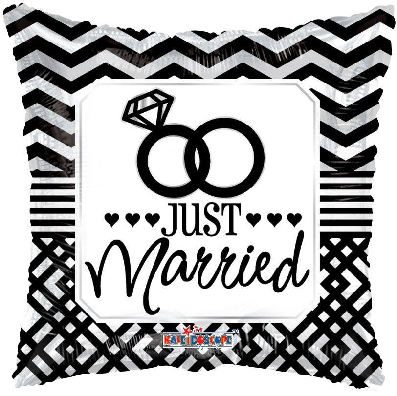 View 18 inch Just Married Pillow Balloon information