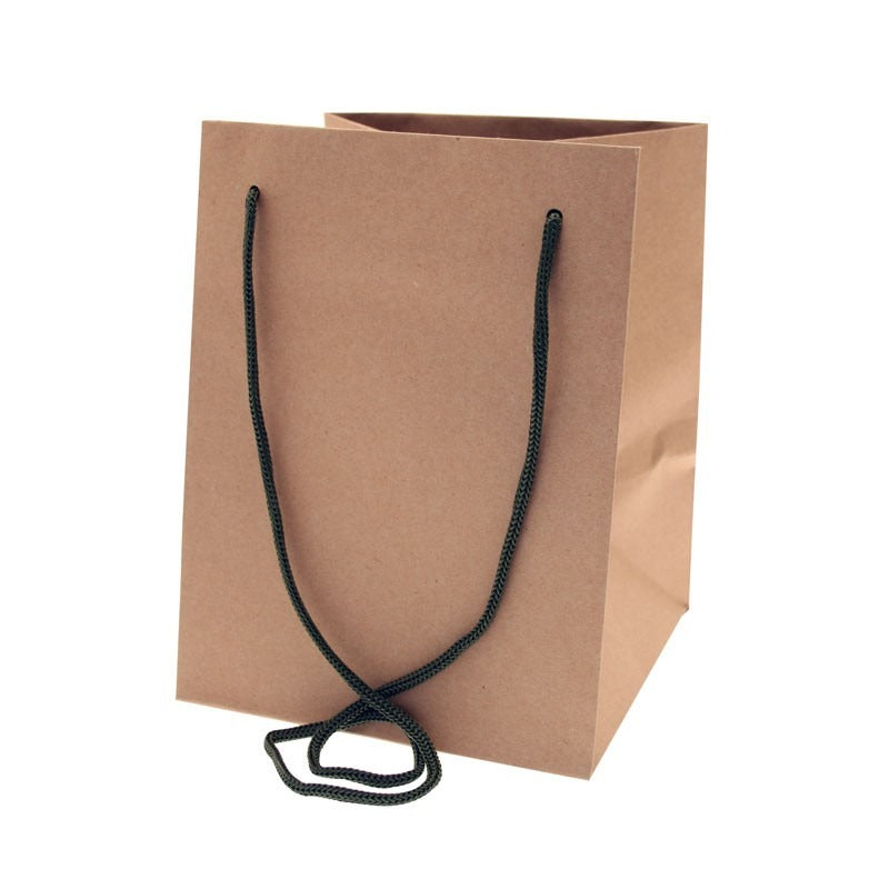View Natural Kraft With Moss Handle Hand Tie Bag information
