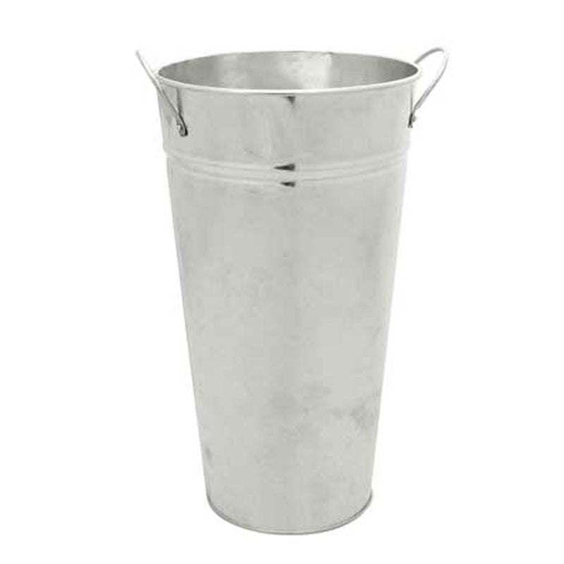 View Galvanised Vase 38cm information