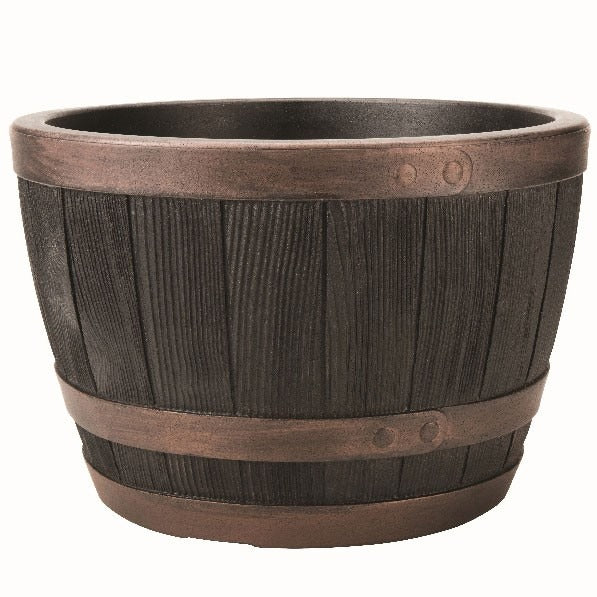 View Stewart Blenheim Half Barrel Planter 40cm information