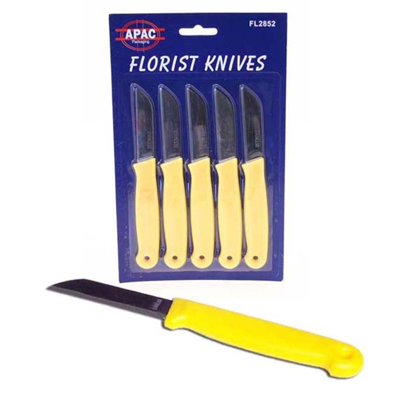 View Yellow Handed Knives Set of 5 information