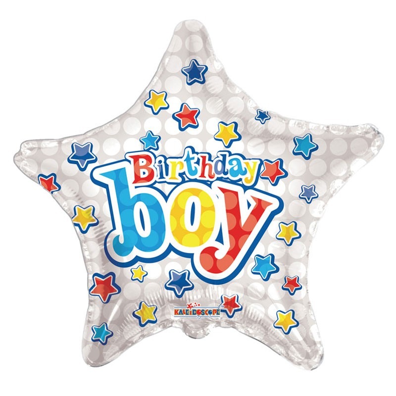 View Star Birthday Boy Balloon information