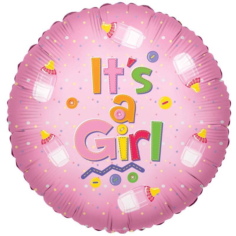 View Its a Baby Girl Balloon 18 inches information