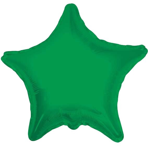 View Emerald Green Star Balloon information