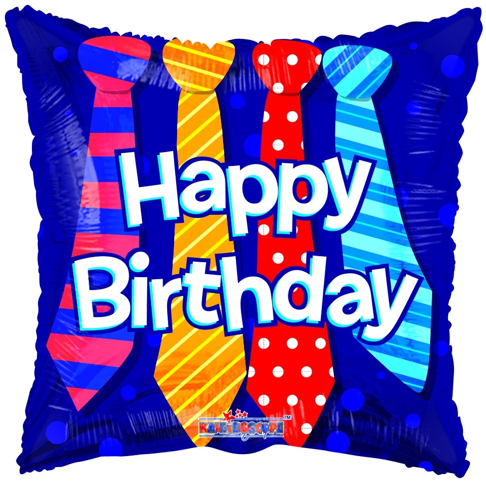 View Happy Birthday Ties Balloon information