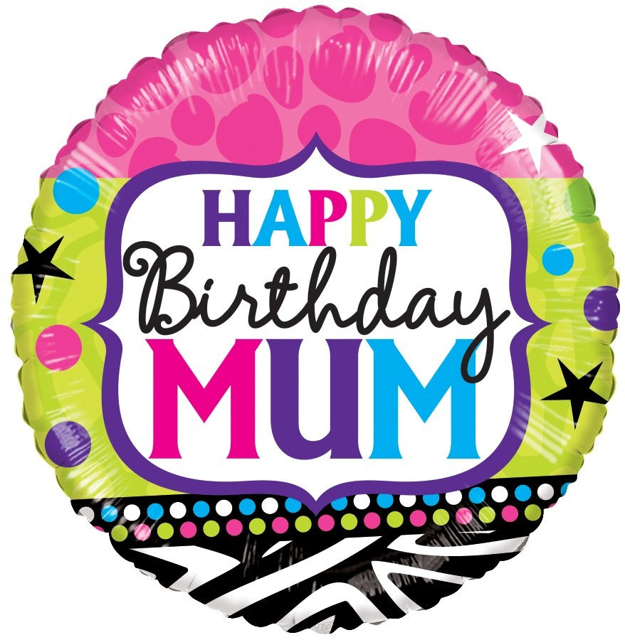 View Happy Birthday Mum Balloon information