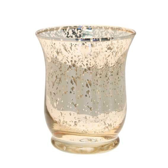 View Shiny Speckle Champagne Hurricane Vase information