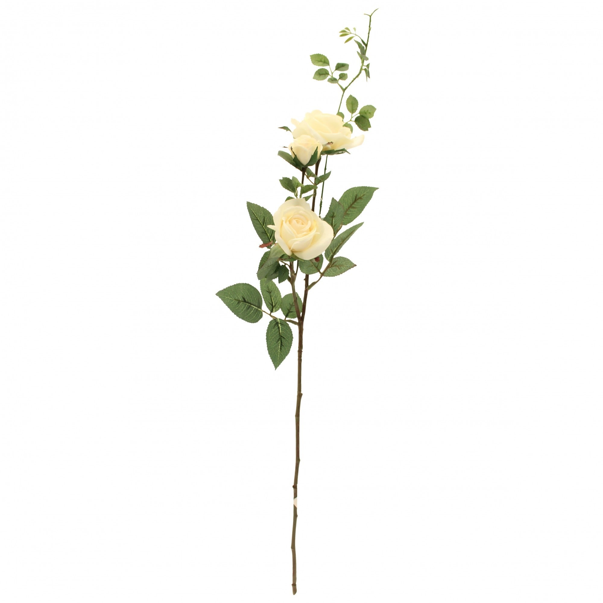 View Cream Rose Spray 79cm information