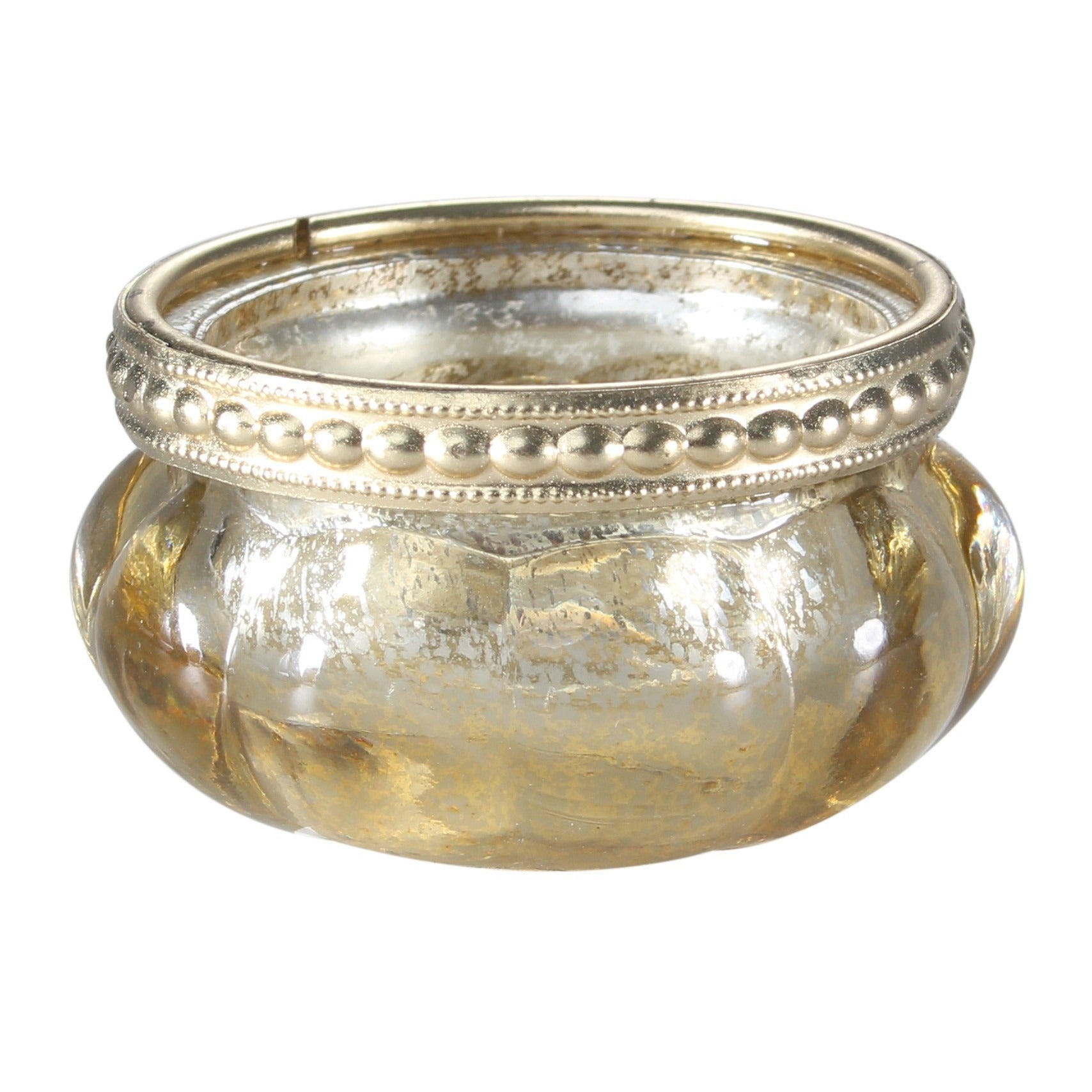 View Gold Bubble Tealight Holder 3cm information
