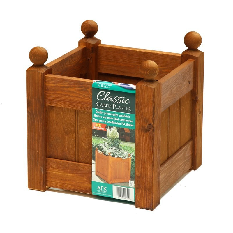View AFK Small Classic Planter Beech Stain information