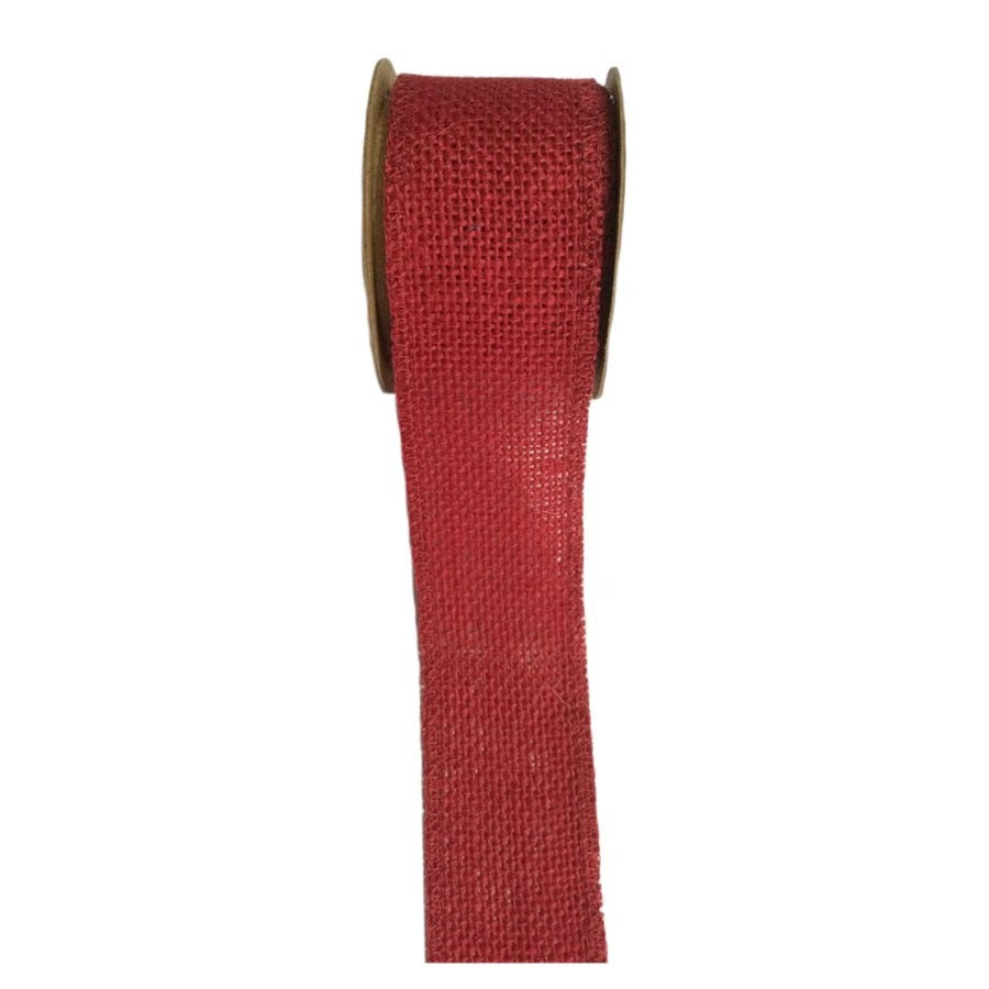 View Red Woven Ribbon 50mm information